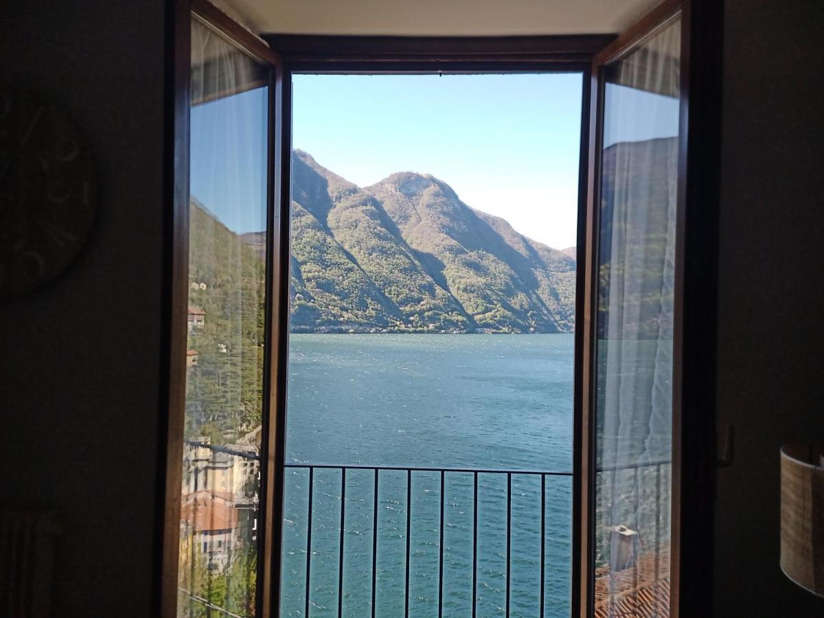Casa Con Vista Lago A Nesso Bagian luar foto