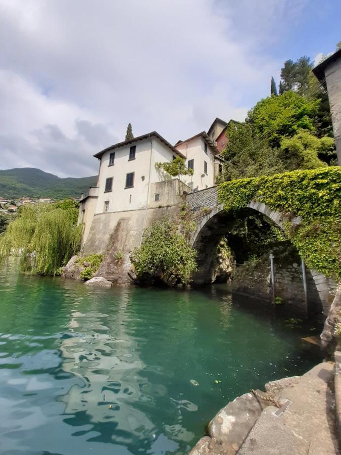 Casa Con Vista Lago A Nesso Bagian luar foto