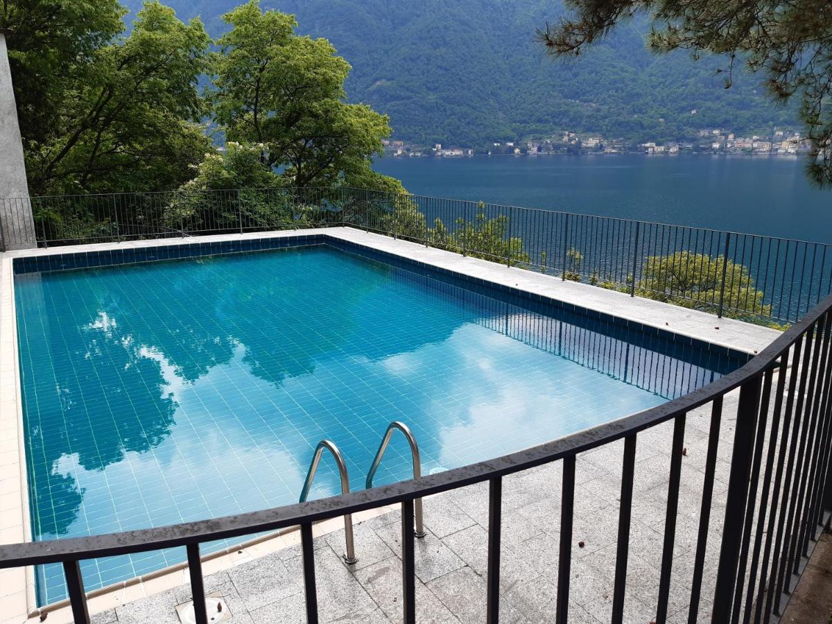 Casa Con Vista Lago A Nesso Bagian luar foto